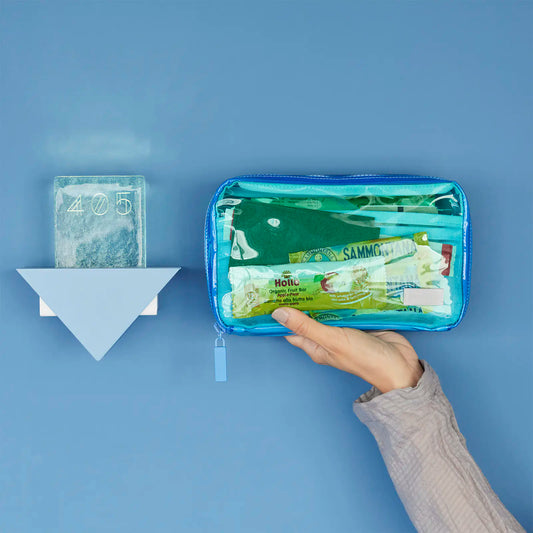 Organizador Clear Mixed Blue — Drawer Pouch Áne — foto 1