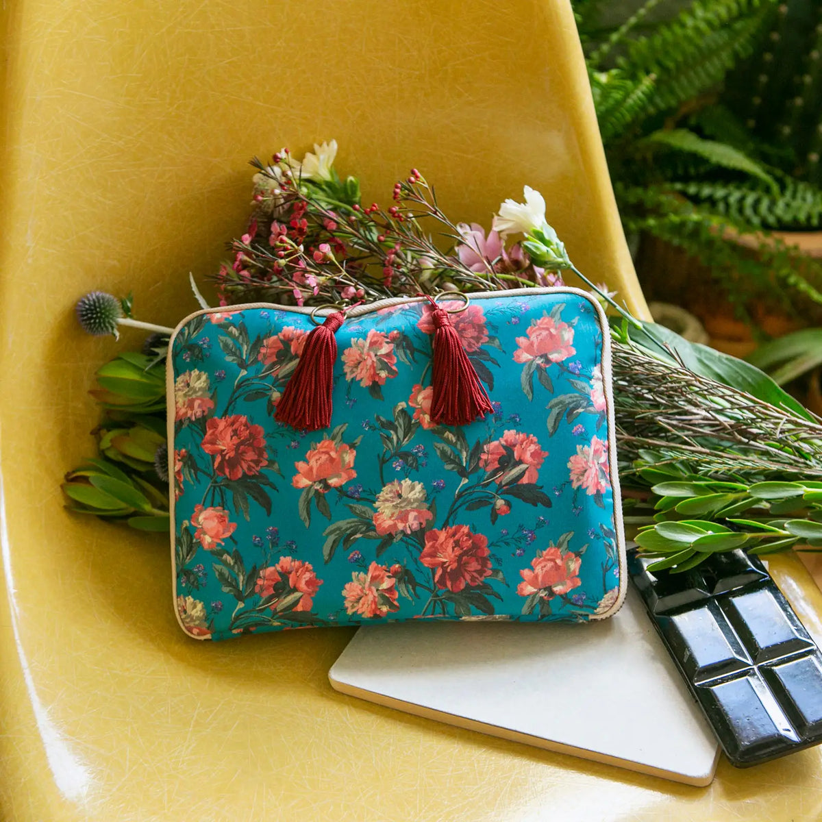 Organizador Liberty Fabrics — Decadent Blooms — Bolso grande con cajón — foto 1