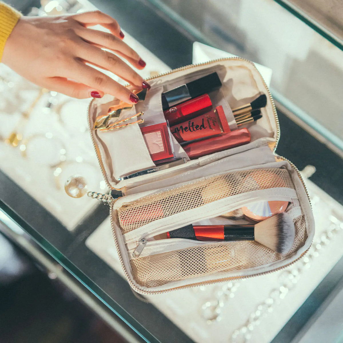 Organizador Champagne Pearl — Bolso pequeño con cajón — foto 2