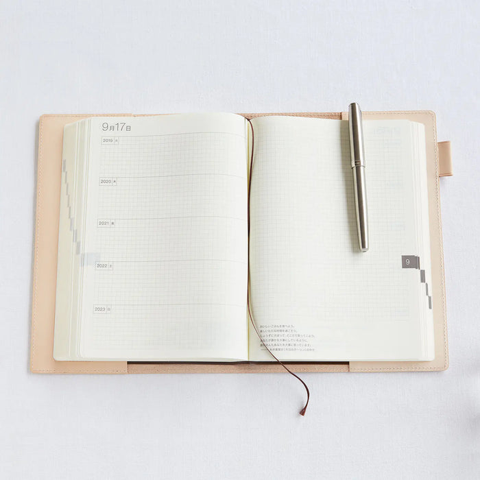 Cubierta de cuero para agenda Hobonichi 5-Year Techo Large — foto 2