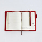 Cubierta de cuero para Hobonichi 5-Year Techo (Rojo) — Tamaño A6 — foto 2