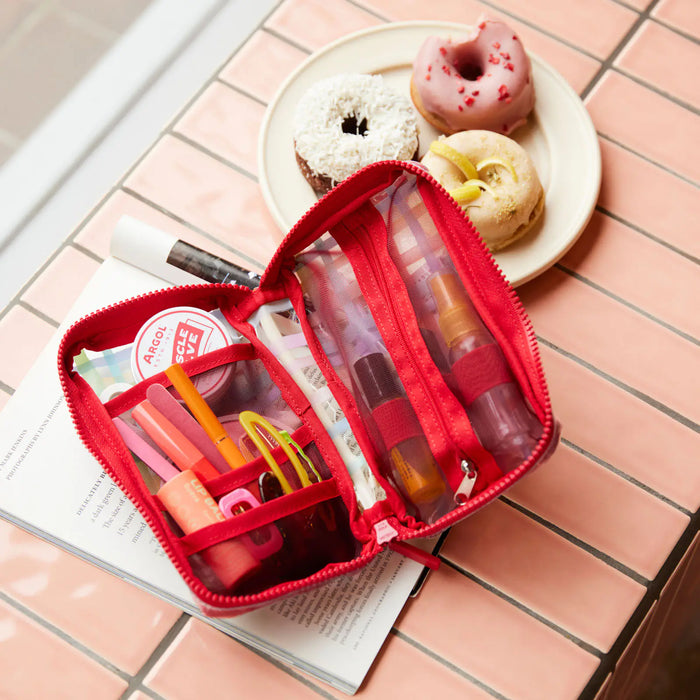 Organizador Clear Plaid — Small Drawer Pouch — foto 2