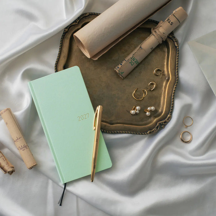 Agenda Paper Series — Frosty Jade — Weeks Hardcover Book — foto 2