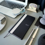 Agenda White Line — Black — Weeks Softcover Book — foto 2