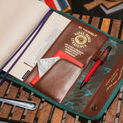 Cubierta para agenda Natal Design — Hello New Day! (Retro Stripe) — A5 Cousin Size — foto 2