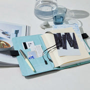 Cubierta para agenda Colors — Black x Clear Blue — A5 Cousin Size — foto 2
