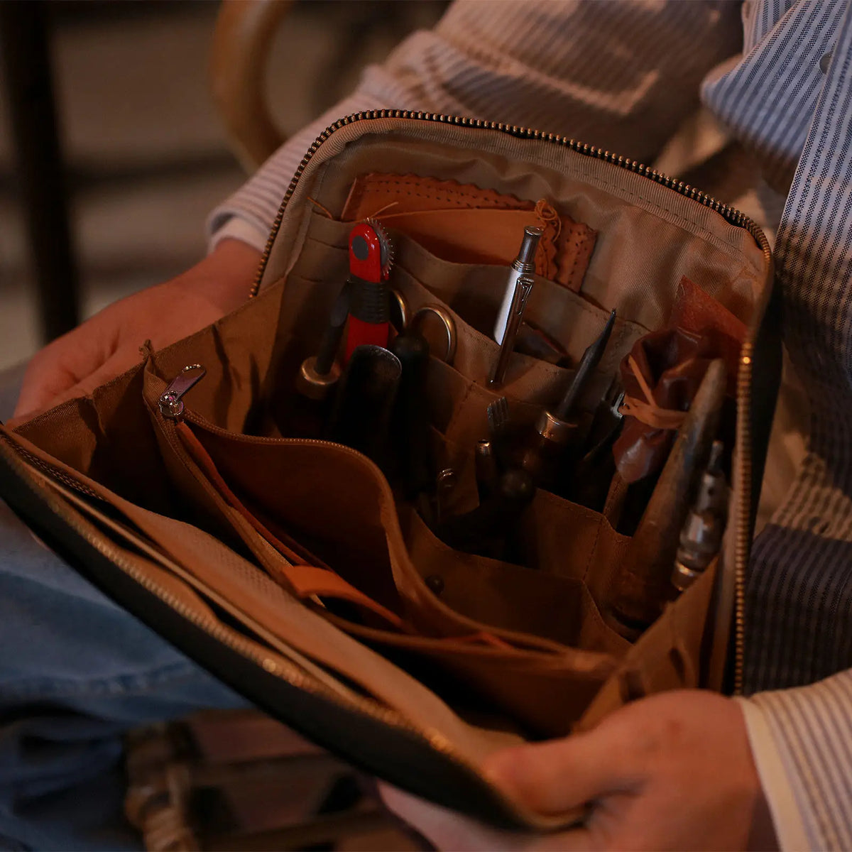 Organizador Black - Bolso grande con cajón — foto 3