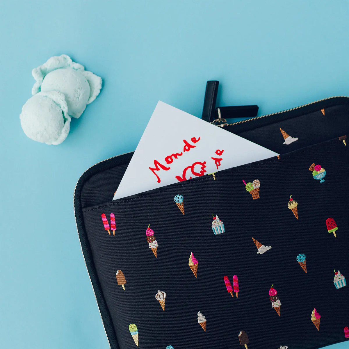 Organizador Bow & Tie — Happy Ice Cream — Bolsa con cajón grande — foto 3