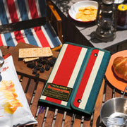Cubierta para agenda Natal Design — Hello New Day! (Retro Stripe) — A5 Cousin Size — foto 3