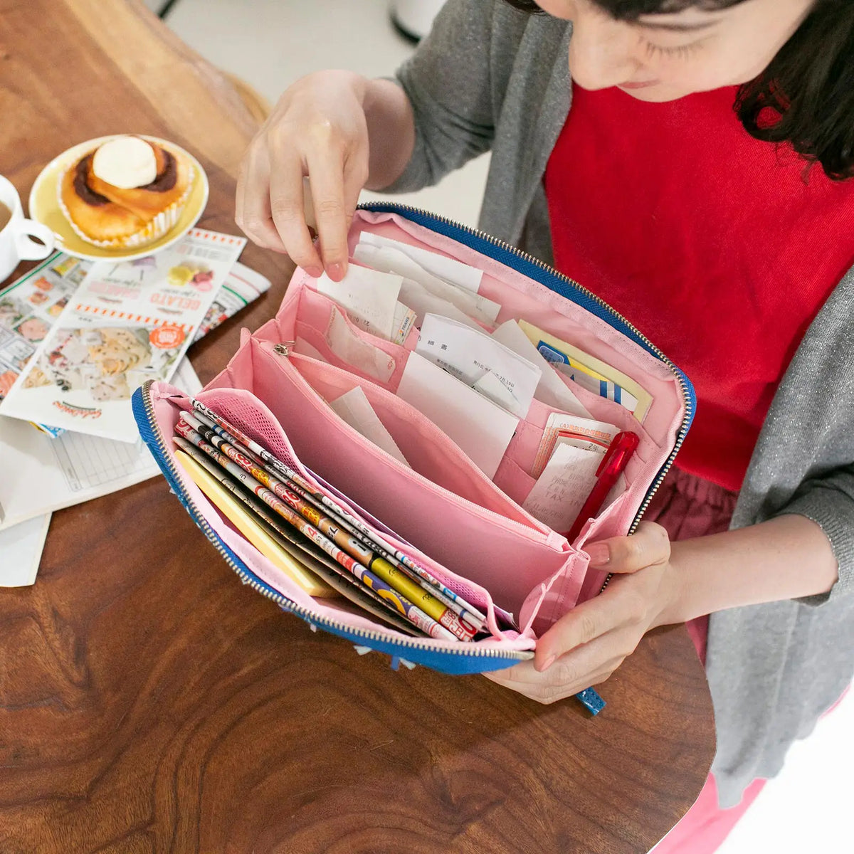 Organizador Whisker Cat — Large Drawer Pouch — foto 3