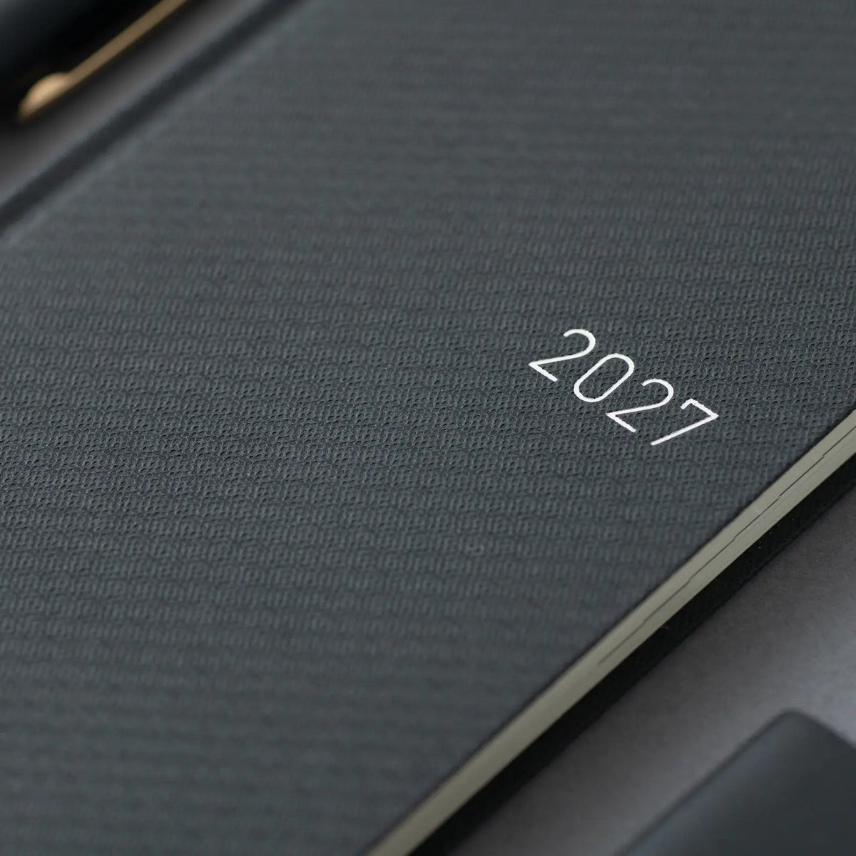 Agenda Paper Series — Black Argyle — Weeks Hardcover Book — foto 3