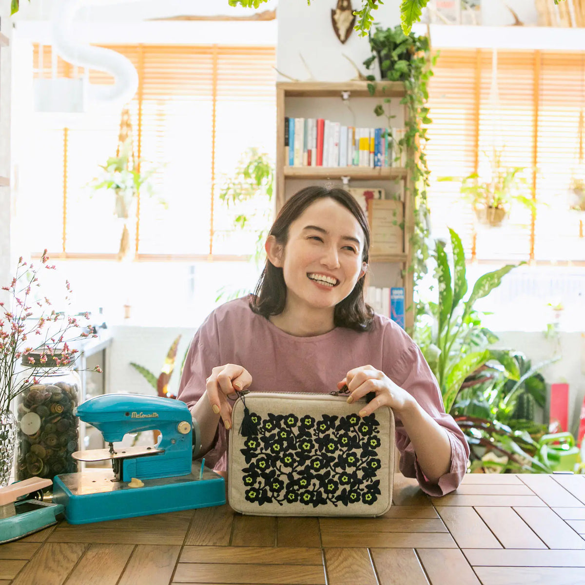 Organizador Ukrainian Flowers — Bolsa de cajón grande — foto 3