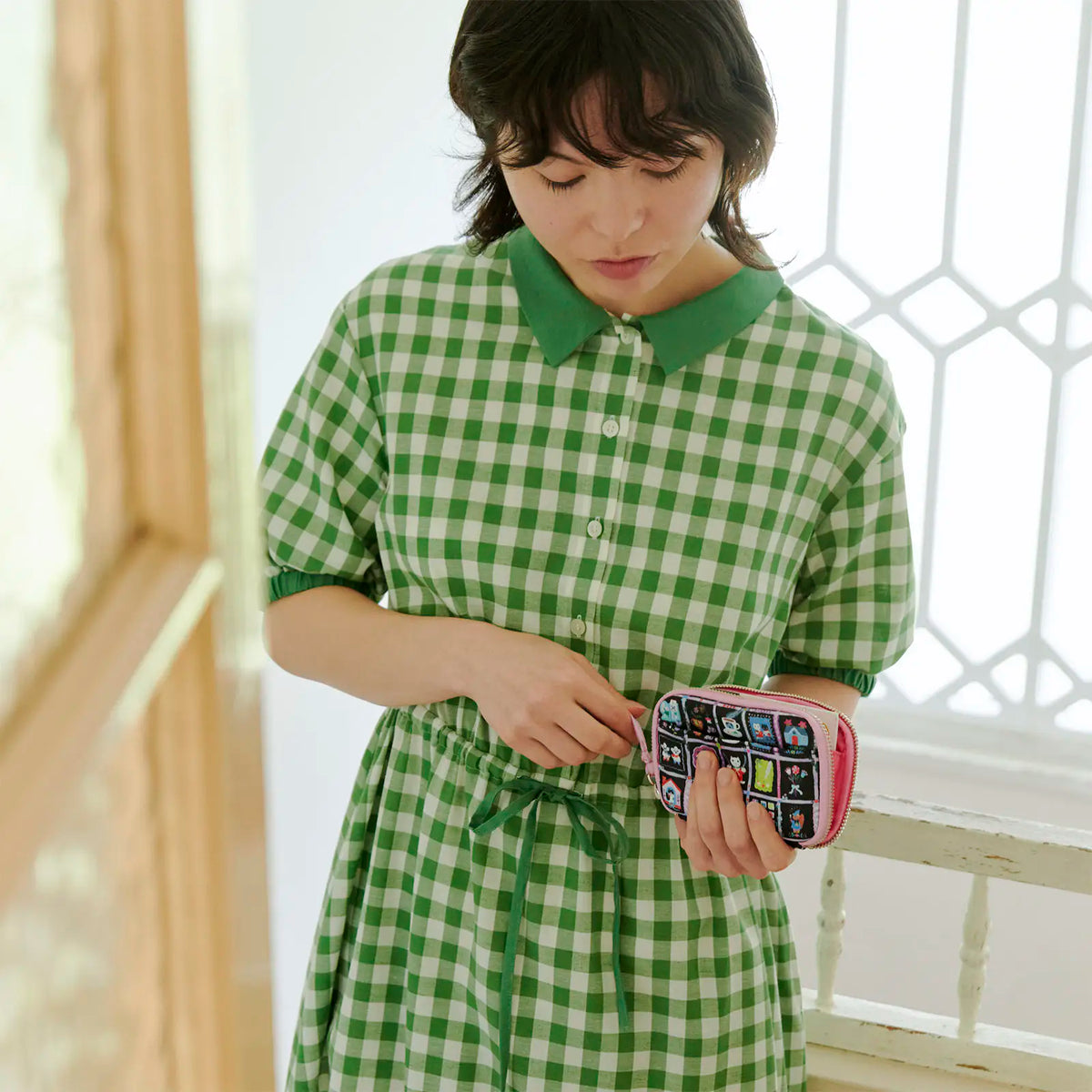 Organizador Yumi Kitagishi — My Coffee — Bolsa Drawer Pouch Pocket — foto 3