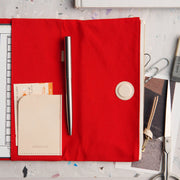 Cubierta para agenda Weeks Tragen — Rojo — foto 3