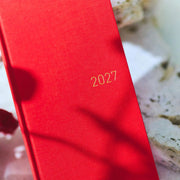 Agenda Colors — Poppy Red — Weeks Mega Hardcover Book — foto 3
