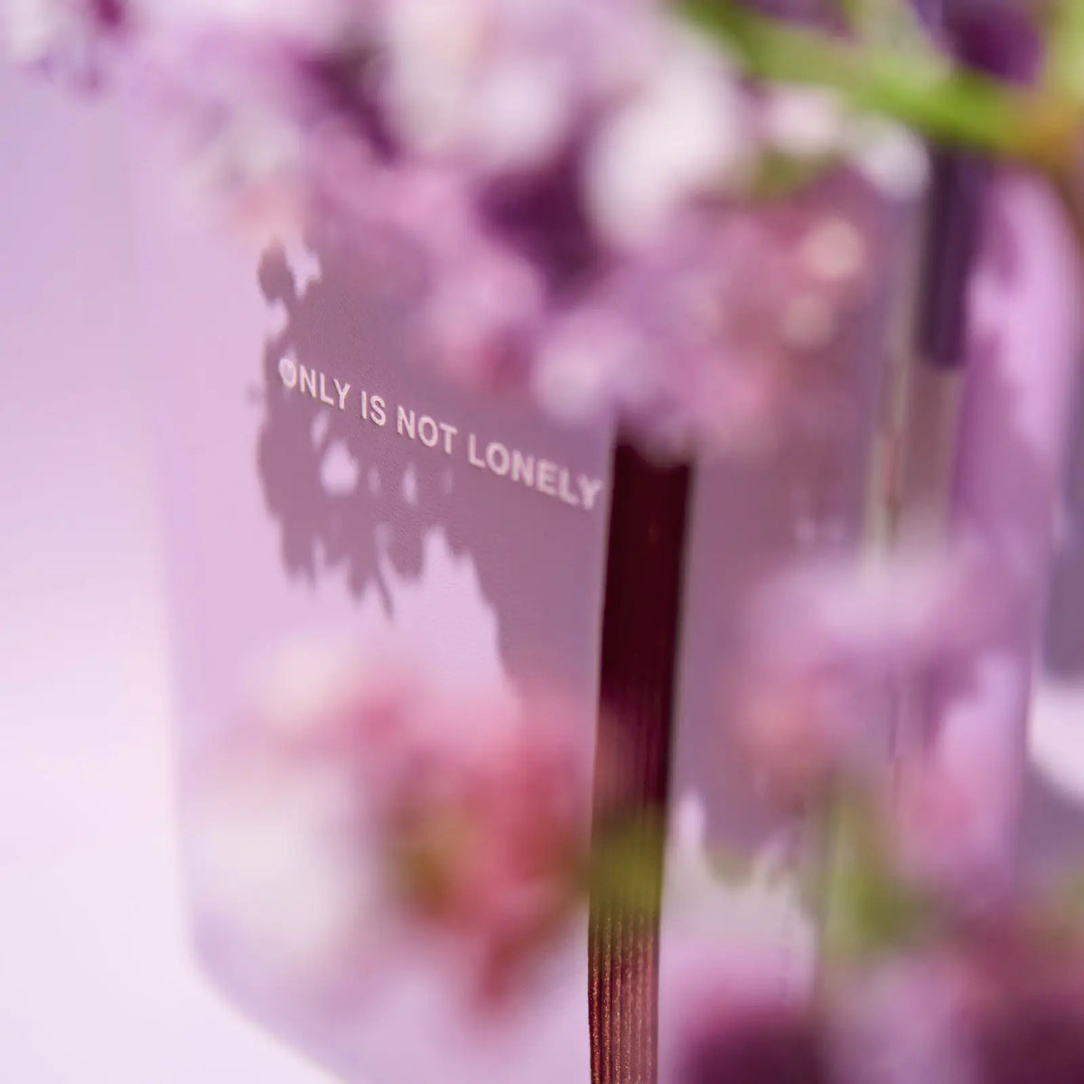 Cubierta para agenda Only is Not Lonely — Lilac — A6 Tamaño Original — foto 4