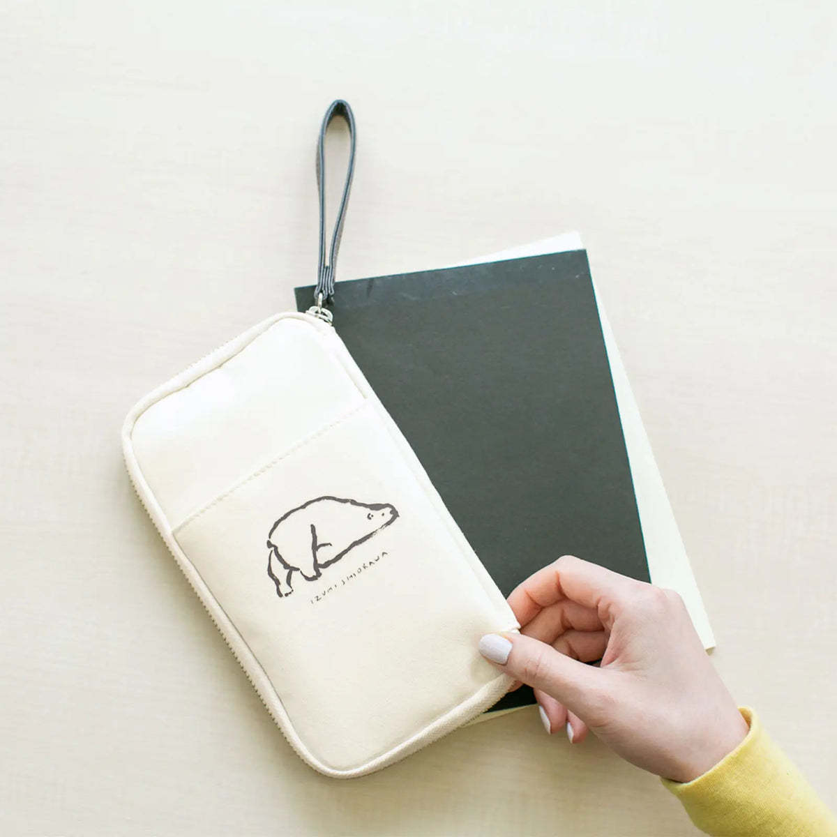Organizador Izumi Shiokawa — Oso Polar — Bolsillo con cajón pequeño — foto 4