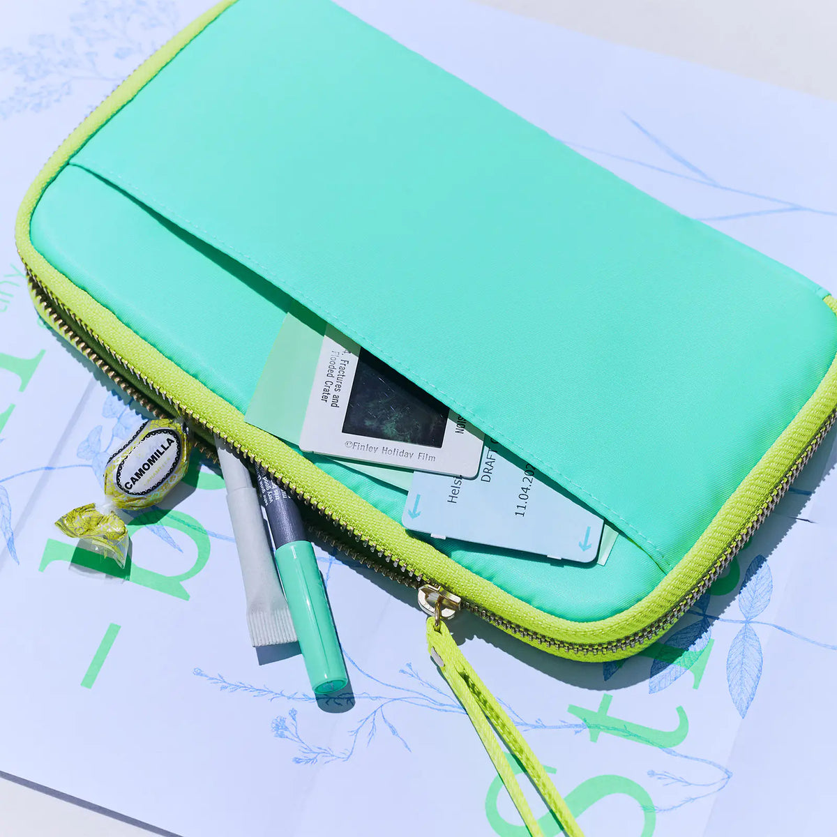Organizador Aqua Lime — Drawer Pouch Áne — foto 4