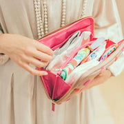 Organizador Koyaguchi Pile Fabric — Pink Sparkle — Bolsa grande con cajón — foto 4