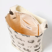 Bolsa de tela Miknits — Baguette Tote para tejer (Ovejas) — foto 4