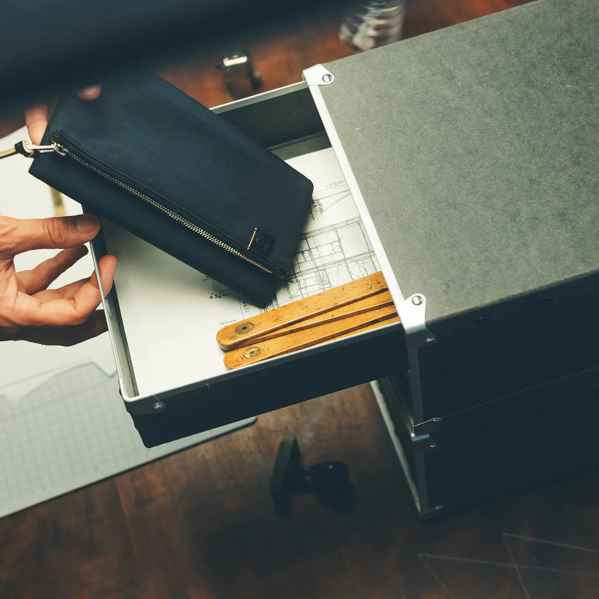 Cubierta para agenda Weeks Tragen — Negro — foto 4