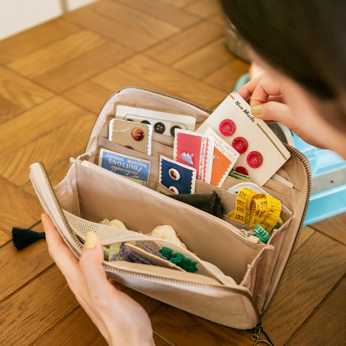 Organizador Ukrainian Flowers — Bolsa de cajón grande — foto 4