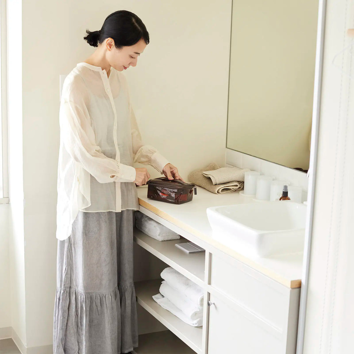 Organizador Clear Brown — Bolsa para Contenedor — foto 5