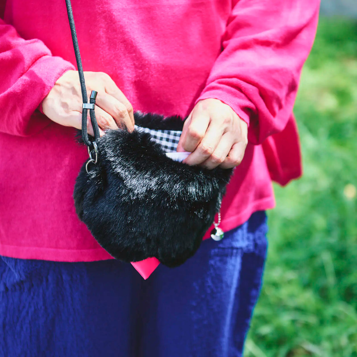 Bolsa organizadora Drawer Pouch de una artista por Naoko Horiguchi: Pochette Gato Negro — foto 12