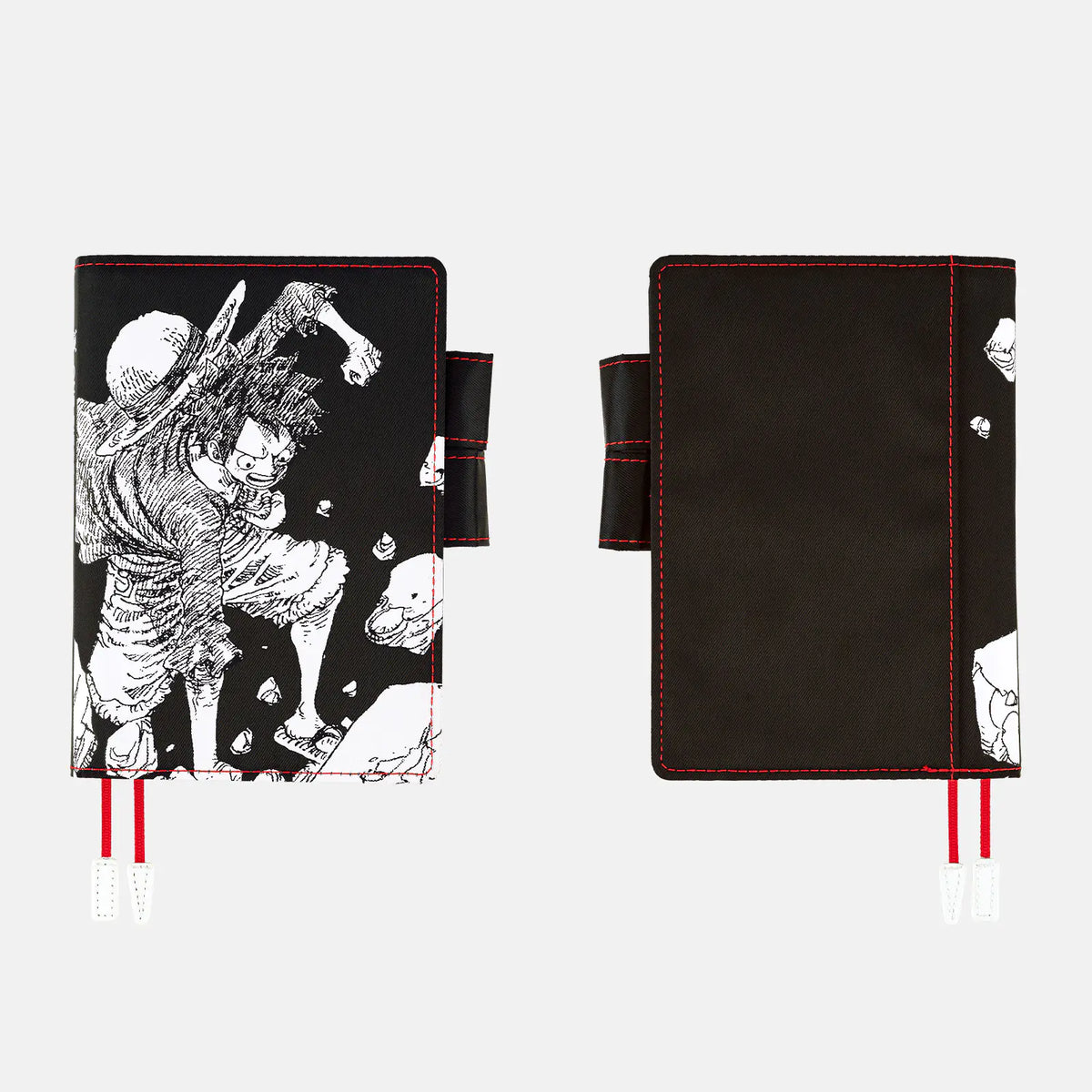 Cubierta para agenda ONE PIECE magazine — Straw Hat Luffy (Black) — A6 Original Size — foto 5