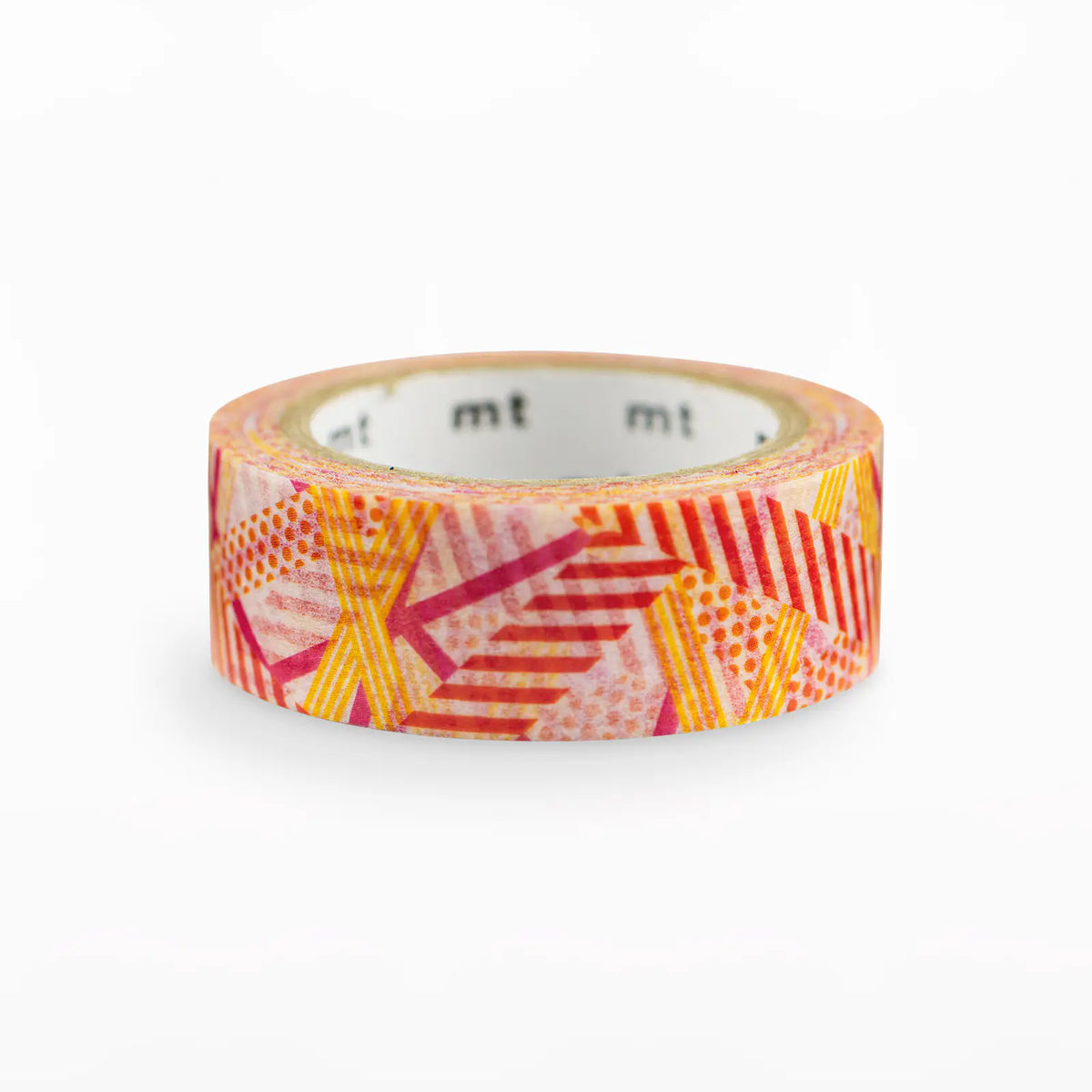 Cinta washi mt - Red x Yellow Mix — foto 1