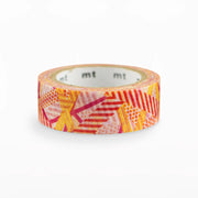 Cinta washi mt - Red x Yellow Mix — foto 1