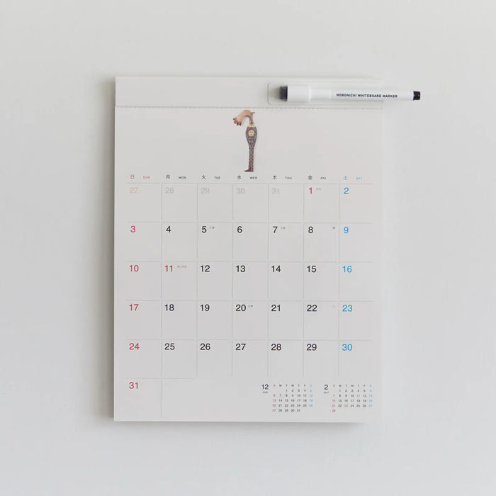 Hobonichi Whiteboard Calendar 2027 - Mediano — foto 1