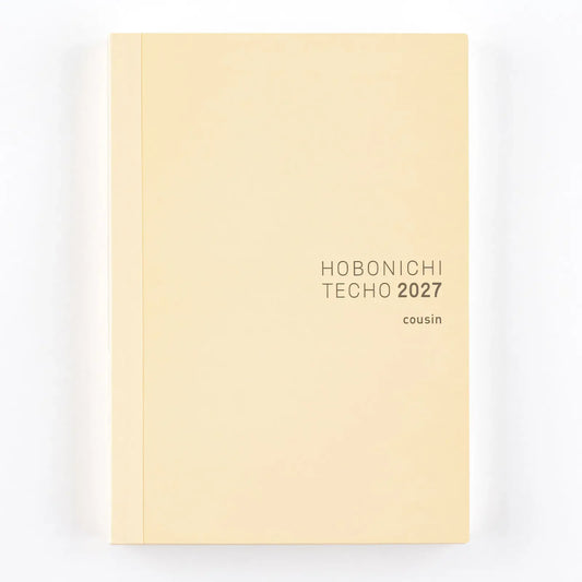 Agenda Hobonichi Techo 2027 Japanese Cousin Book — Tamaño A5 / Diario / Inicio en enero / Inicio en lunes — foto 1