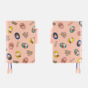 Cubierta para agenda Candy Stripper — Random Dog & Cat (Pink) — A6 Tamaño Original — foto 5