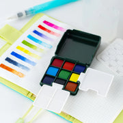 Papelería y accesorios Vic art — AQUA Palette - Juego de pinturas acuarelables portátiles — foto 1