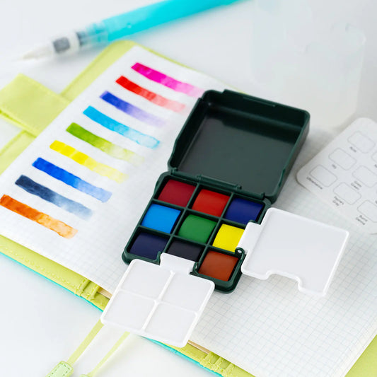Papelería y accesorios Vic art — AQUA Palette - Juego de pinturas acuarelables portátiles — foto 1