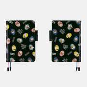 Cubierta para agenda Candy Stripper — Random Dog & Cat (Black) — A5 Cousin Size — foto 5