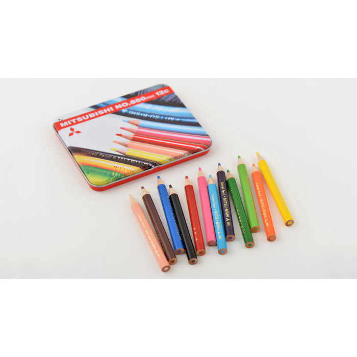 Papelería y accesorios Uni Mitsubishi Pencil — Mini Colored Pencils 12-Color Set — foto 1