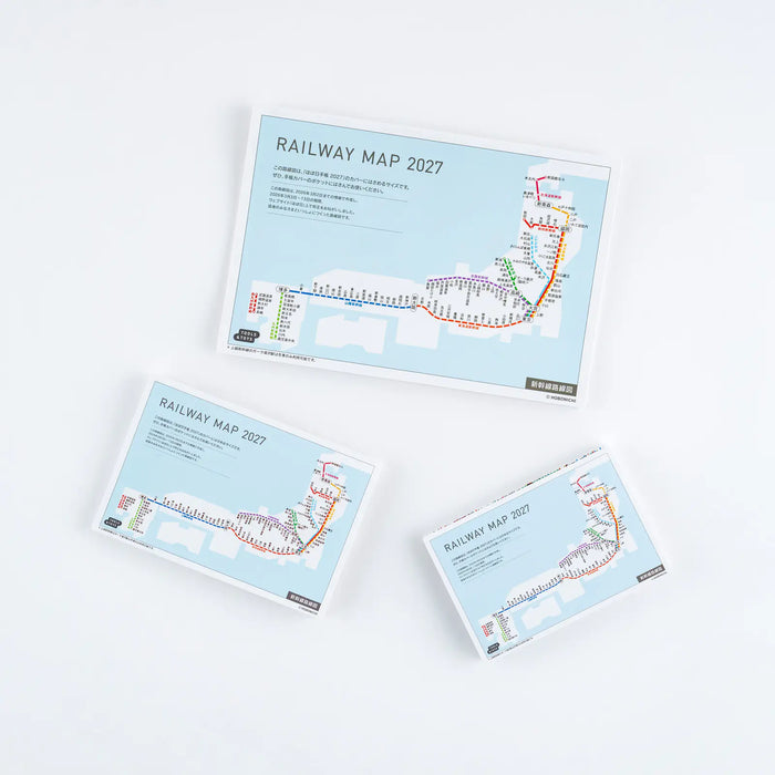 Mapa ferroviario de Japón Hobonichi 2027 — foto 1