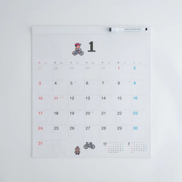 Calendario Pizarra Hobonichi 2027 MOTHER — Tamaño completo / Escritorio — foto 1