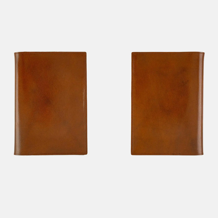 Cubierta para agenda Leather — Taut (Brown) — A5 Cousin Size — foto 4