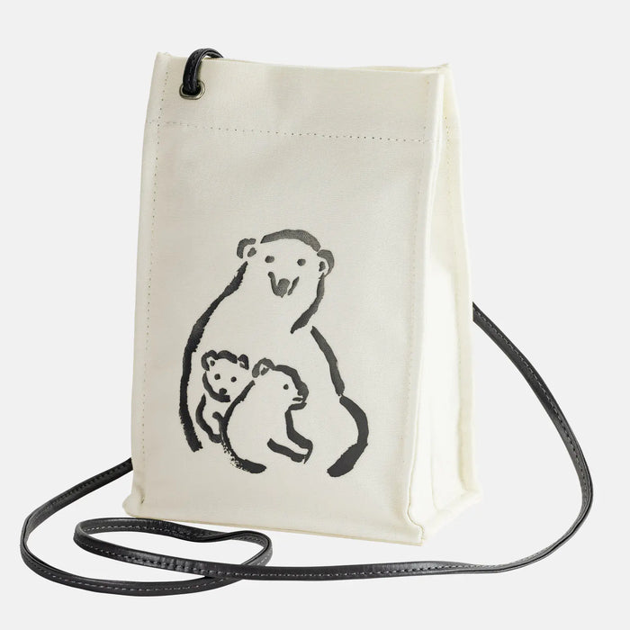 Organizador Izumi Shiokawa — Oso Polar — Bolsa Colgante con Cierre — foto 5