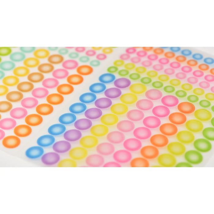 Papelería y accesorios Hightide — Calcomanías transparentes con puntos — foto 1