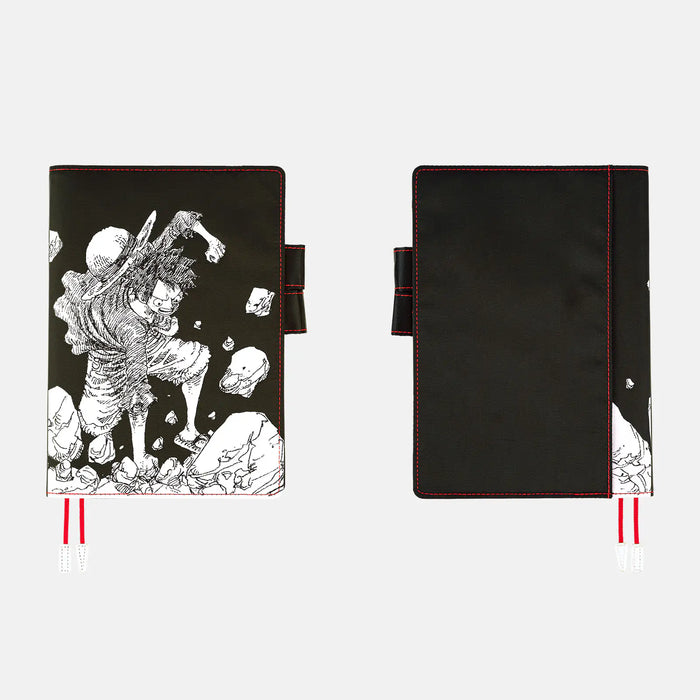 Cubierta para agenda ONE PIECE magazine — Straw Hat Luffy (Black) — A5 Cousin Size — foto 5