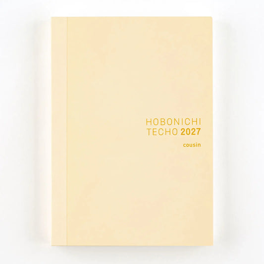 Agenda Hobonichi Techo 2027 English Cousin Book — Tamaño A5 / Diaria / Inicio en enero / Inicio en lunes — foto 1