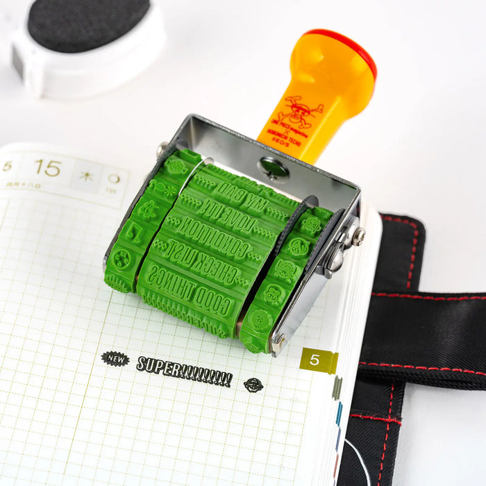 Papelería y accesorios ONE PIECE magazine — Sello rotativo para la agenda Hobonichi Techo - One Piece — Sanby x Hobonichi — foto 1