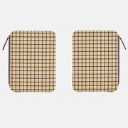 Cubierta para agenda Taut Zipped (Café au Lait Plaid) — A5 Cousin Size — foto 4
