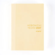 Agenda Hobonichi Techo 2027 Inglés Libro Original — Tamaño A6 / Diario / Inicio en enero / Semana desde lunes — foto 1