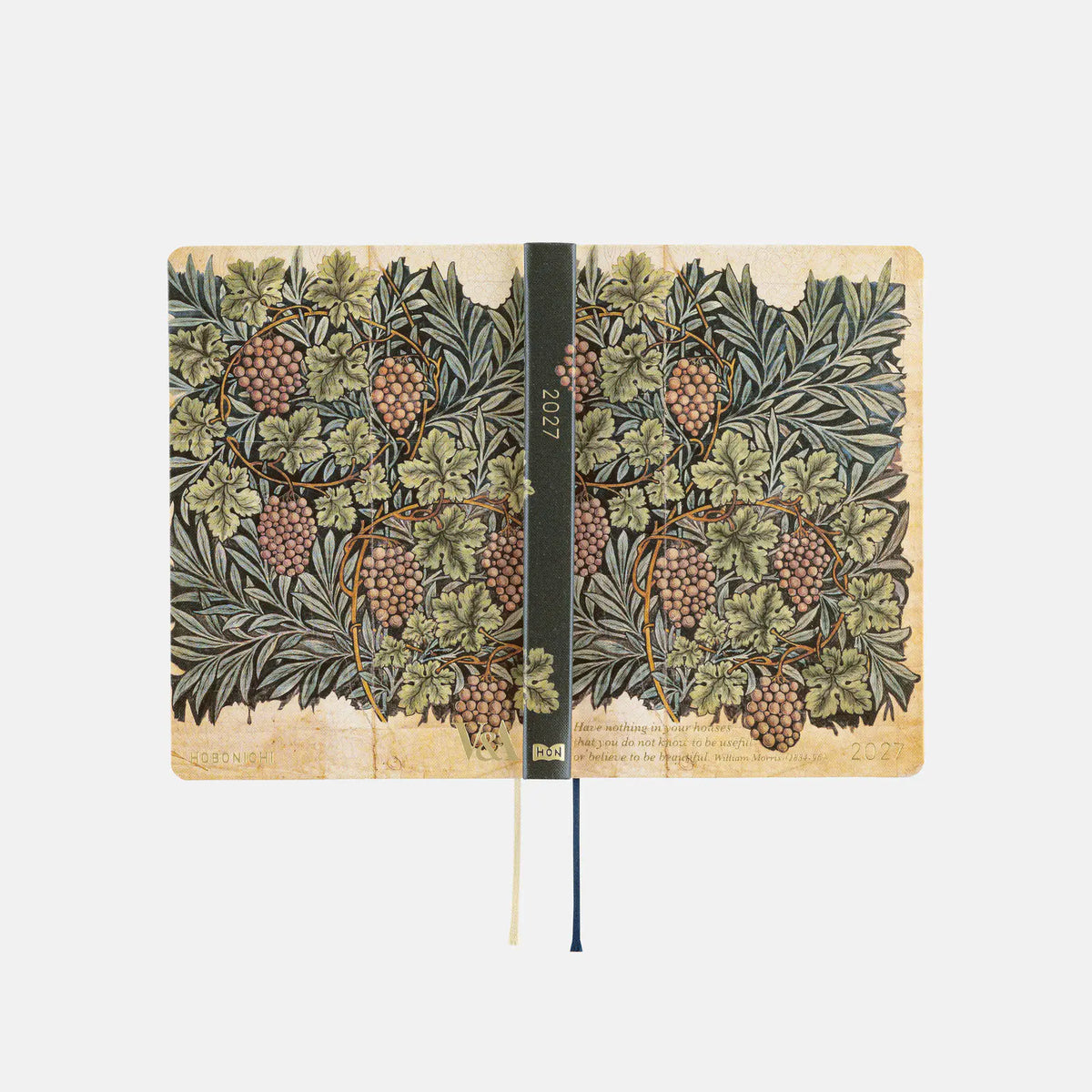 Agenda V&A Series — Vine — HON / Tamaño A6 / Diaria / Edición en inglés o japonés / Inicio en enero / Inicio en lunes — foto 6