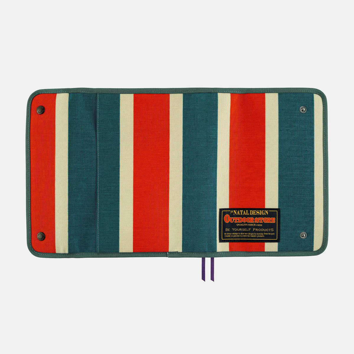 Cubierta para agenda Natal Design — Hello New Day! (Retro Stripe) — A5 Cousin Size — foto 6